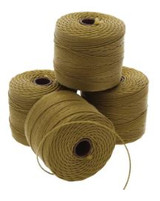 77 YD S-Lon Bead Cord: Golden Olive, TEX 210 (0.5mm)