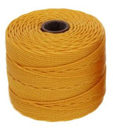 77 YD S-Lon Bead Cord: Lt Gold, TEX 210 (0.5mm)