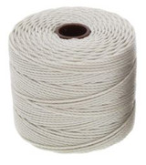 77 YD S-Lon Bead Cord: Lt Grey, TEX 210 (0.5mm)