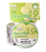 30 FT .014" Flex-Rite 49 Strand : Pearl Silver