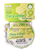 30 FT .014" Flex-Rite 49 Strand : Satin Gold