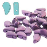 14g 8x5mm Paisley Duo : Metallic - Suede Purple