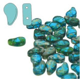 14g 8x5mm Paisley Duo : Rembrandt - Aqua