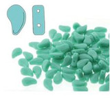 14g 8x5mm Paisley Duo : Opaque - Turq Green