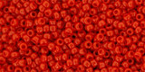 9g 0045 Toho Round 15/0 :  Op Pepper Red