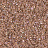 7.2 GM DB0069 11/0 Delica: Crystal/Old Rose ICL (APX 1400 PCS)