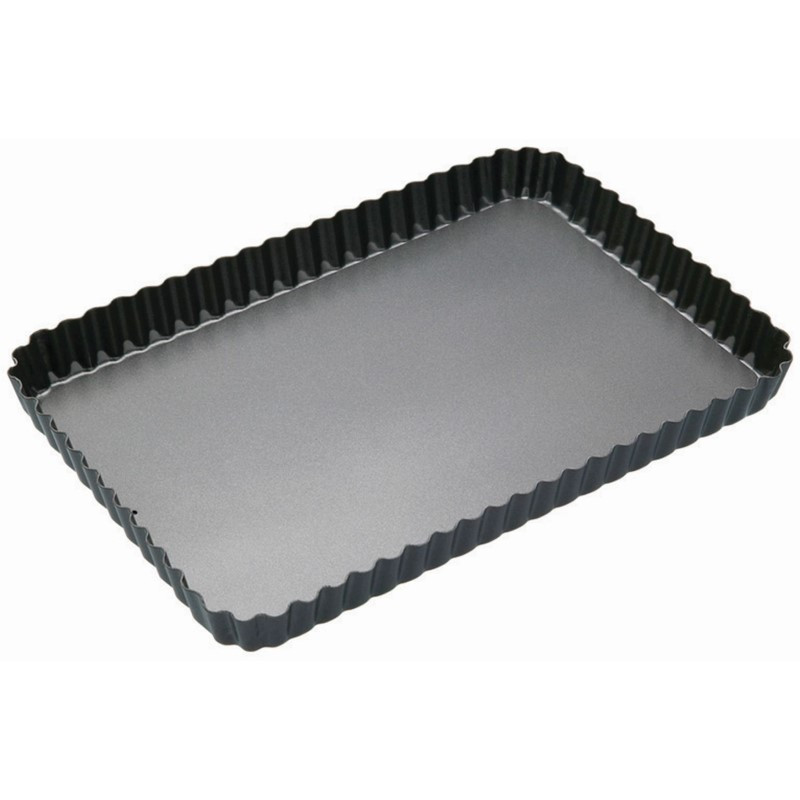 Quiche Pan Rectangular Fluted 31x21cm Unicorn Kitchenware