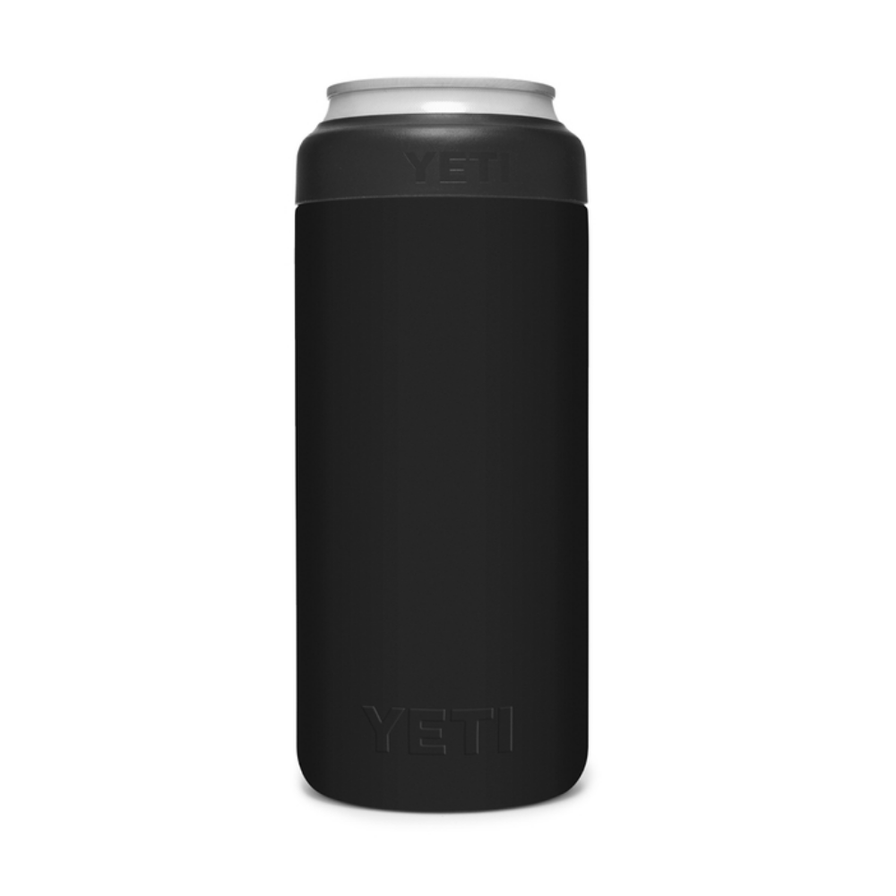 Yeti Slim Can Cooler - Black - Tweed