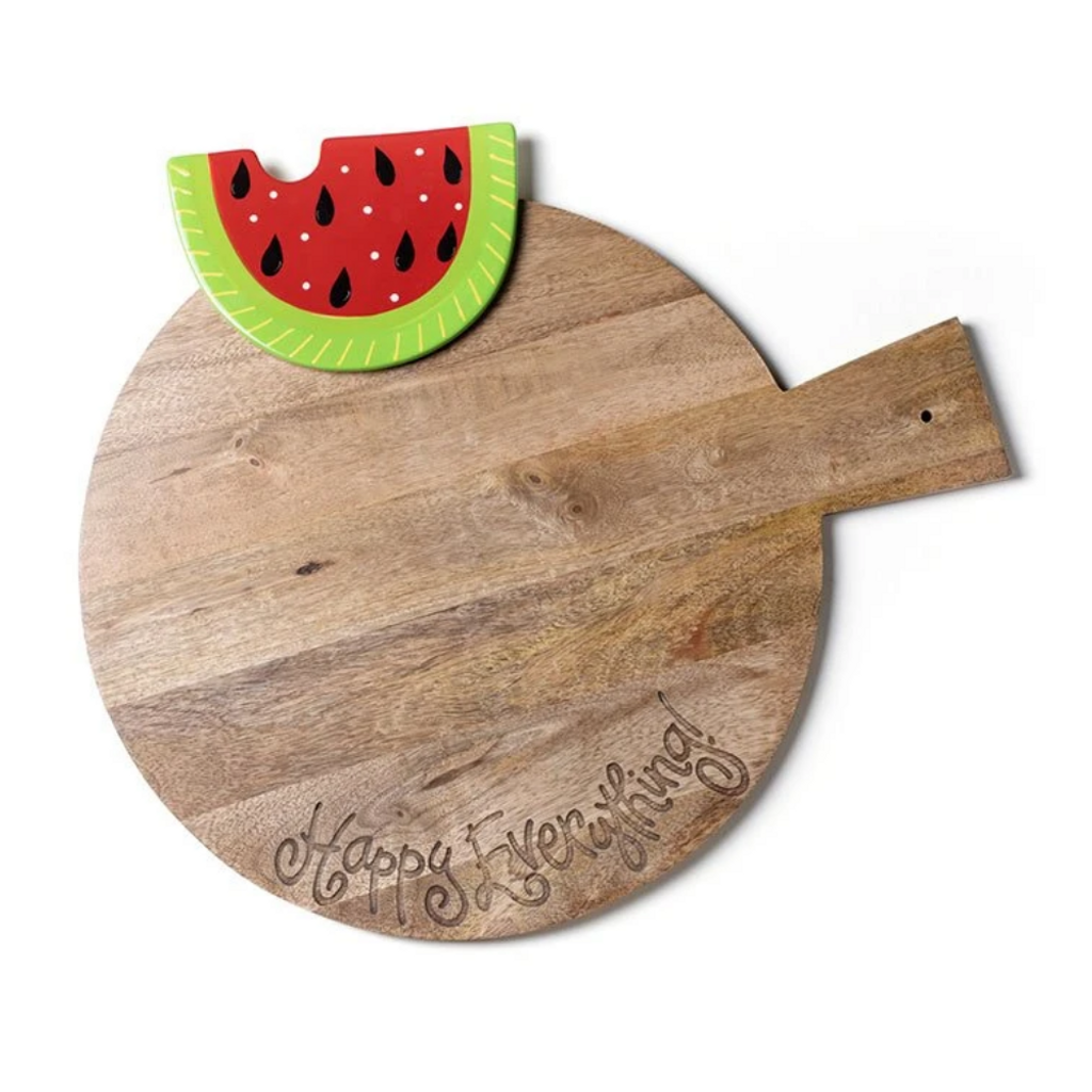 Happy Everything Wooden Serving Board