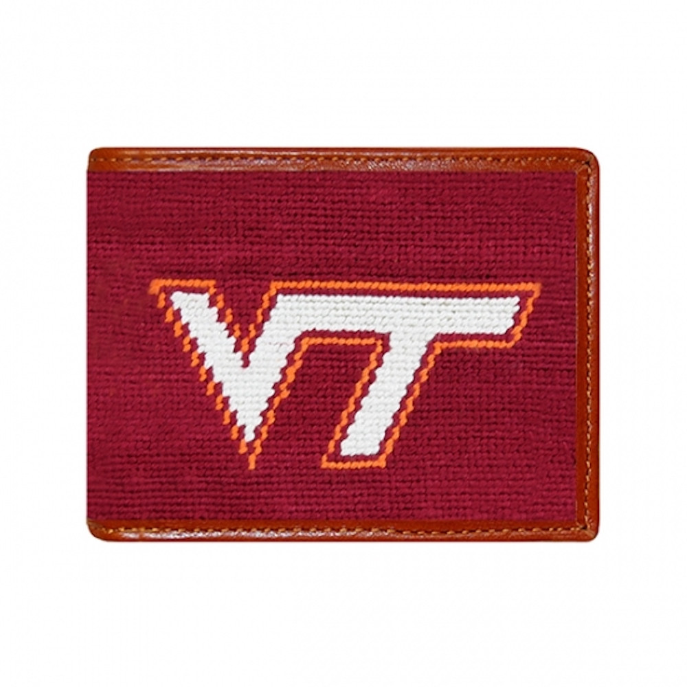 Smathers & Branson VT - Virginia Tech Bi-fold Needlepoint Wallet