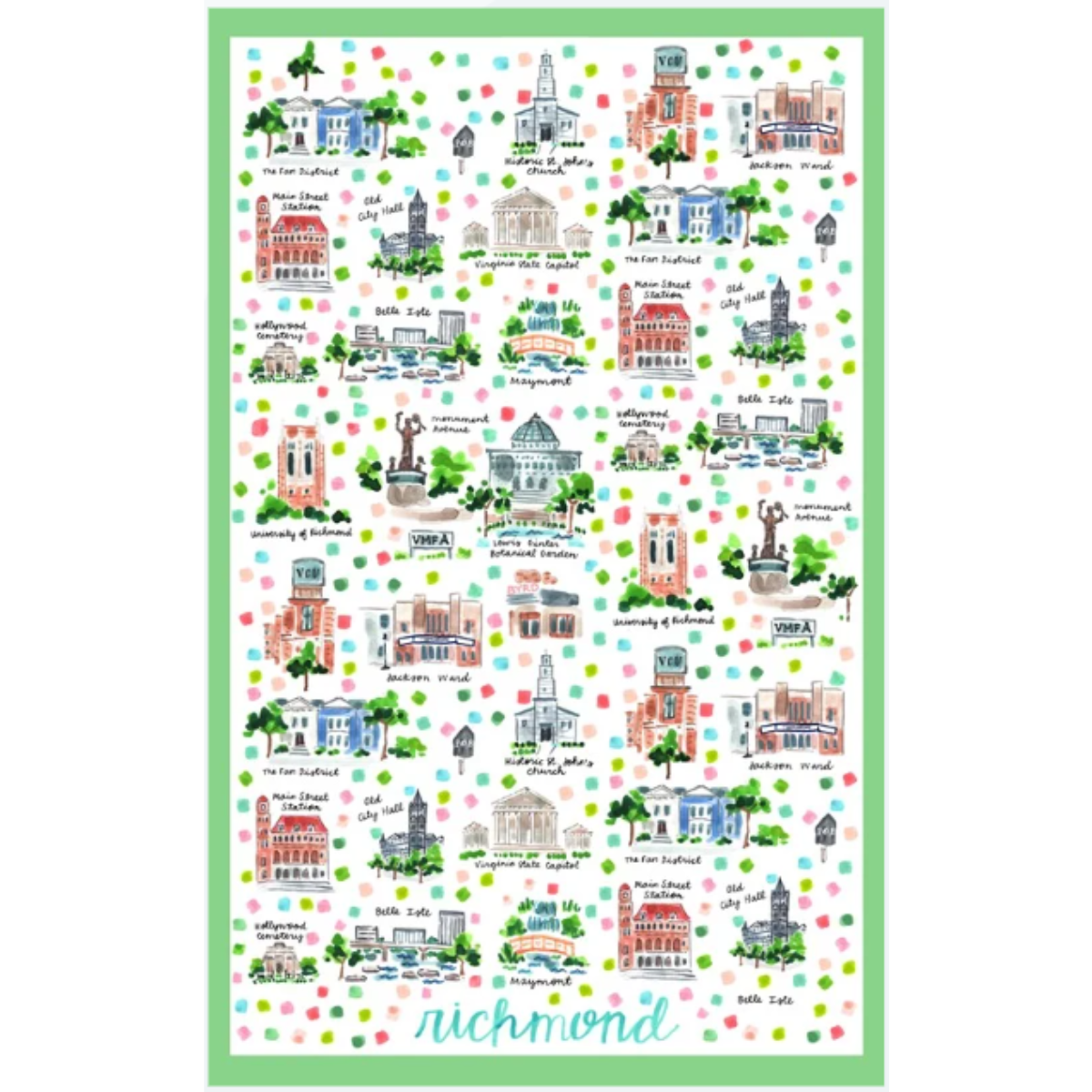 KEVA Richmond Tea Towel - Thumbnail 4