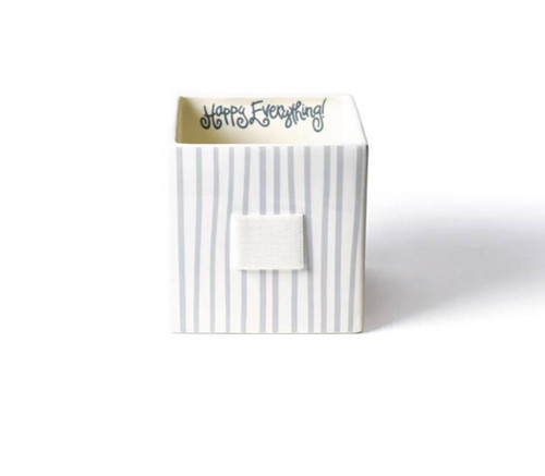 Medium Mini Nesting Cube - Stone Stripe