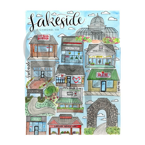 Lakeside Classics 8.5x11 Art Print