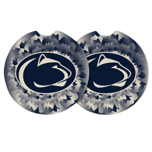 Penn State Tie Dye S/2 Car Coasters