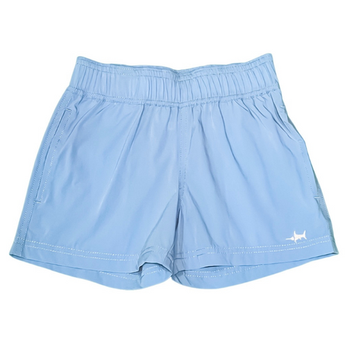 Boy's Inlet Performance Short UPF 50+ - Surf Blue