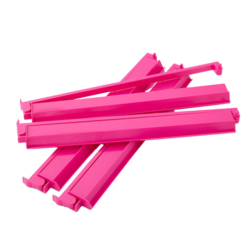 MAHJONG RACK & PUSHER SET - HOT PINK