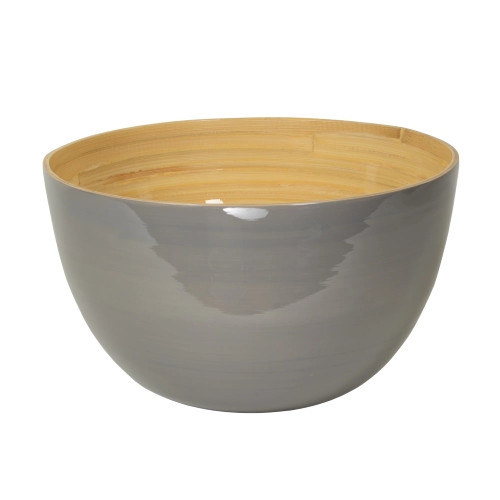 BAMBOO FAMILY BOWL - NATURAL GREY