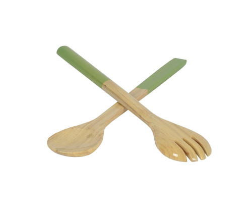 LARGE BAMBOO SERVERS - PASTEL GREEN