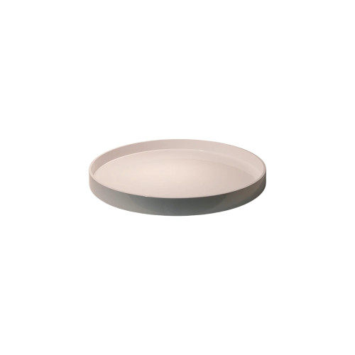 LARGE ROUND TRAY - WHITE