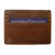 William & Mary Needlepoint Leather Credit Card Wallet