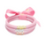 BuDha Girl Three Kings All Weather Pink Bangles - Set of 3