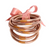 BuDha Girl All Weather Rose Gold Bangles - Set of 9