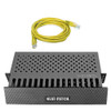 Rackmount Solutions RS NPKIT48-Y - 2u Neat-Patch Cable Manager with 48 Yellow Cat6 Cables