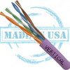 1000ft Cat5e Purple Plenum Solid Cable 157-306/P/PR 24AWG UTP 4 Pair 350MHz