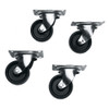 Middle Atlantic 5W Commercial Grade Casters, Non-Locking - Set of 4