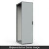 Modular Single Door Encl - 1600 x 600 x 500 - Steel/Lt Gray