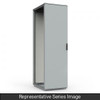 Modular Single Door Encl - 1600 x 600 x 600 - Steel/Lt Gray