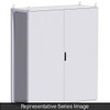 Modular Dbl Door Encl - 2000 x 1200 x 400 - Steel/Lt Gray