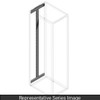 Door Support Rail - Fits door 400W - Plated steel