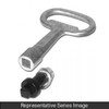 Escutcheon key - 8mm square
