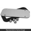 Gland plate Gray for 12.13 x 4.63 opening - Steel/Lt Gray