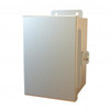 N4X J Box, Hinge Cover w/panel - 6 x 4 x 4 - 304 SS