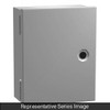 N1 Enclosure w/panel - 12 x 10 x 6 - Steel/Gray