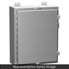 N4X Wallmount Encl w/panel - 24 x 20 x 10 - Alum