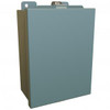 N4 J Box, Hinge Cover w/panel - 8 x 6 x 3.5 - Steel/Gray
