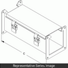 N12 Wireway, Straight Section - 4 x 4 x 12 - Steel/Gray