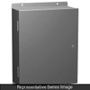 N1 Wallmount Encl w/panel - 24 x 24 x 9 - Steel/Gray