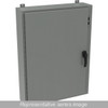 N4 Disconnect Encl w/panel and Handle - 30 x 21-3/8 x 8 - Steel/Gray