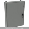 N4 Disconnect Encl w/panel and Handle - 30 x 25-3/8 x 12 - Steel/Gray