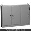 N12 H.D. Disconnect Enclosure w/ panel - 72.13 x 118.25 x 18.13 - Steel/Gray