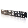 32-Port Blank Keystone/Multimedia Patch Panel C2G 03860