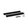 Kendall Howard 9u Wall Mount Vertical Rail Kit - 10-32 Tapped