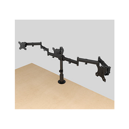 Triple Horizontal Monitor Mount MM3-3X1BLK Triple Horizontal Monitor Mount MM3-3X1BLK