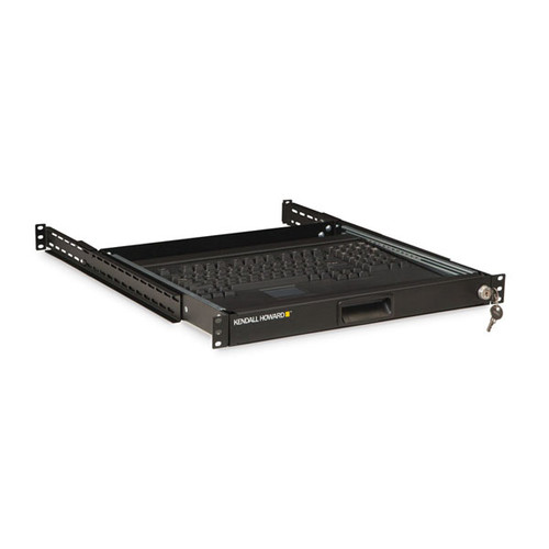 Kendall Howard 1910-3-003-01 - 1U Rackmount 4-Post Keyboard Tray