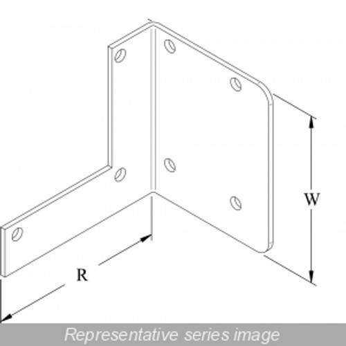 N12 Wireway, Bracket Hanger - Fits 4 x 4 - Steel/Gray