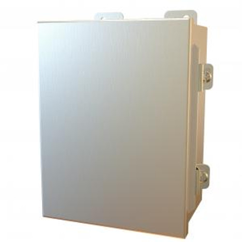 N4X J Box, Hinge Cover w/panel - 8 x 6 x 4 - 316 SS